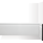 Rodapés Poliestireno - Perfil Classy (10cm) - Com Friso